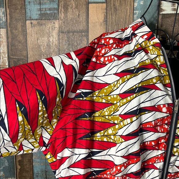 Grass-fields 2XL rayon Colorful Patterned Jacket - Picture 8 of 16